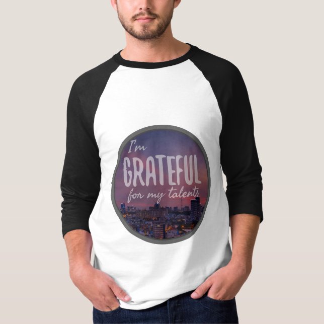 T-shirt bonnes vibes mots d'auto-amélioration (Devant)