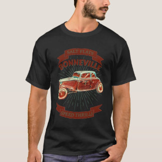 T-shirt Bonneville Salt Flats Vintage Retro Hot Rod Race C