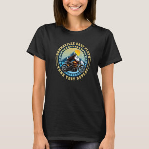 T-shirt Bonneville Salt Flats Vintage Retro Motorcycle Rid