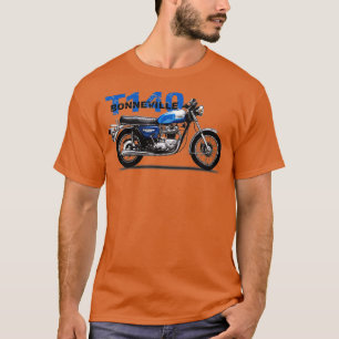 T-shirt Bonneville T140 1979