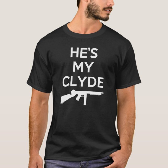 T-shirt Bonnie et Clyde Couple (Devant)