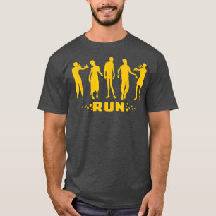 T-shirt Bons Conseils Zombie Cours Graphique Pour Éviter Z