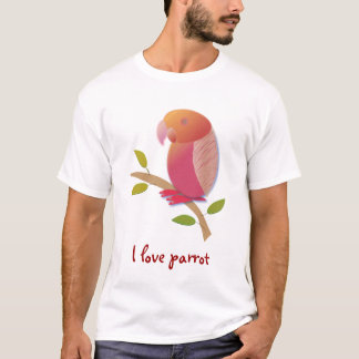 T-shirt Bons garçons : J'aime le perroquet
