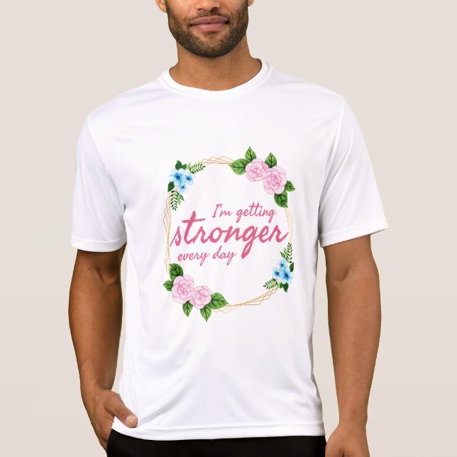 T-shirt bons positifs citations pour le travail (Devant)