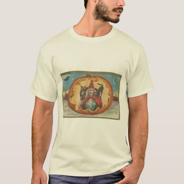 T-shirt Bons voeux pour Halloween (Devant)