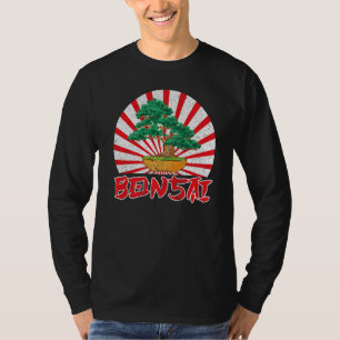 T-shirt Bonsai Arbre En Japonais Zen Enso Bouddhiste Cercl