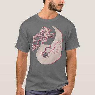 T-shirt Bonsai Arbre Tradition japonaise Yin Yang Zen Yoga