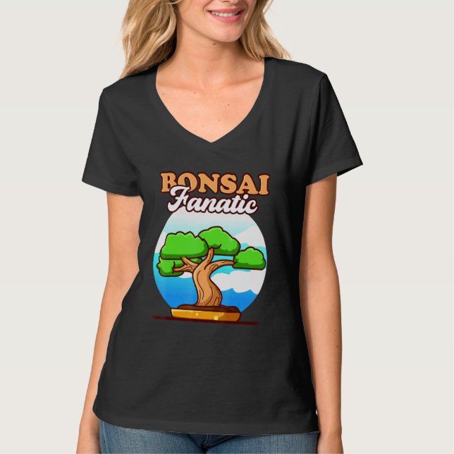 T-shirt Bonsai Fanatique Bonsai Master Culture japonaise B (Devant)