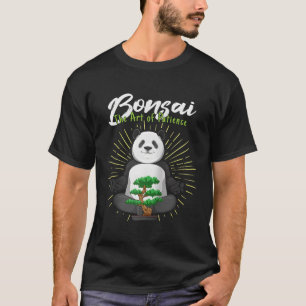 T-shirt Bonsai Le De Patience Japon Zen Panda Baseball