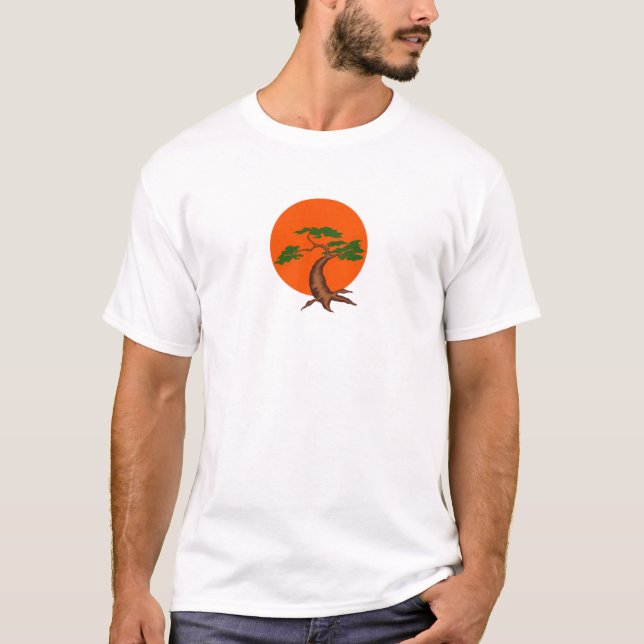 T-shirt Bonsai Sunset (Devant)