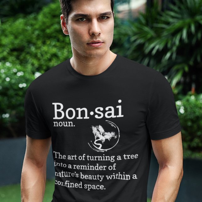 T-shirt Bonsai Tree Définition Drôle Jardin Japonais (Créateur téléchargé)
