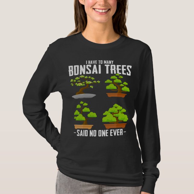 T-shirt Bonsai Tree Gardener Japonais Plante Bonsai Fan (Devant)