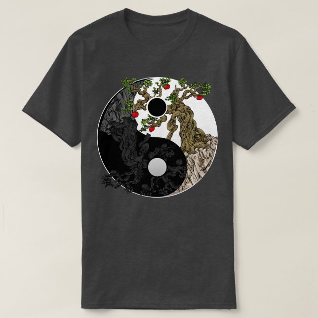 T-shirt Bonsai Tree japonais bouddhiste Zen (Design devant)