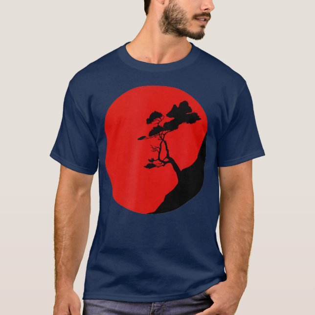 T-shirt Bonsai Tree Tradition japonaise Arbre Graphique d' (Devant)