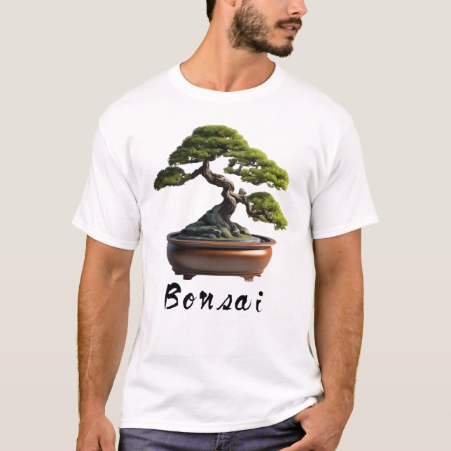 T-shirt Bonsai Tree - Vert (Devant)