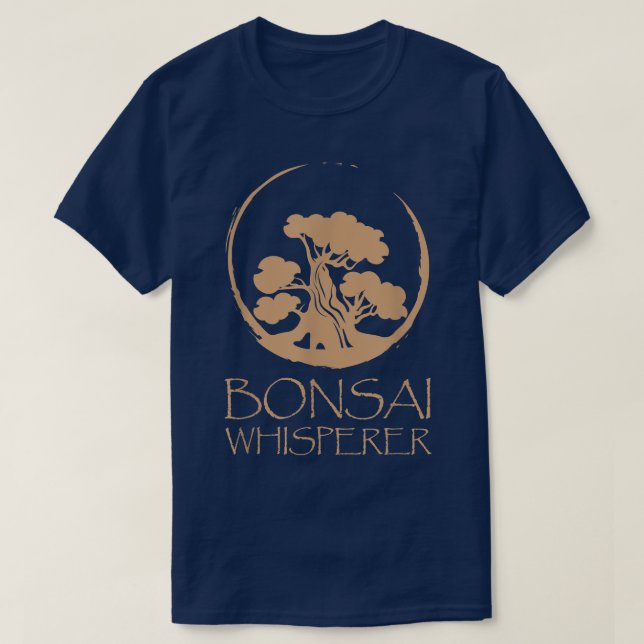 T-shirt Bonsai Whisperer Meditation Yoga Japan Tree Garden (Design devant)