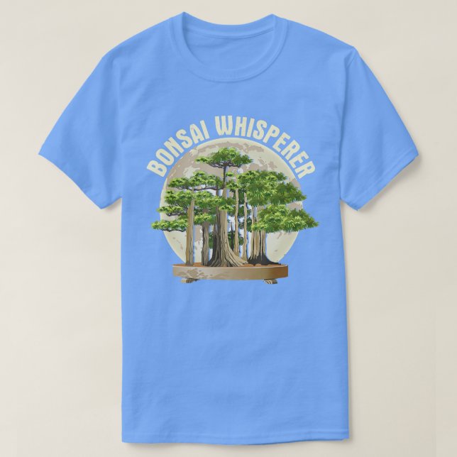 T-shirt Bonsai Whisperer Retro Gardener Nature Bonsai Tre (Design devant)