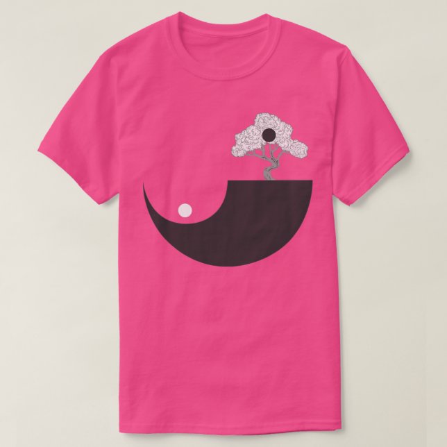 T-shirt Bonsai Yin Yang Japon (Design devant)