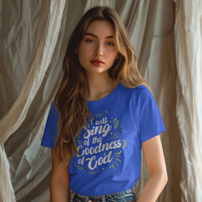 T-shirt Bonté de Dieu Typographique Joyeuse (Créateur téléchargé)