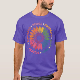 T-shirt Bonté Paix Égalité Amour Espoir Diversité Humain