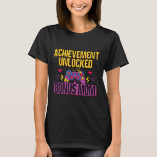 T-shirt Bonus Maman Joueur Débloqué Jeu Vidéo Belle-Mère J