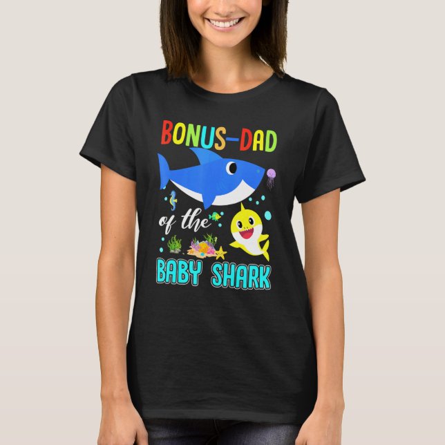 T-shirt Bonus-Papa Du Bébé Requin (Devant)