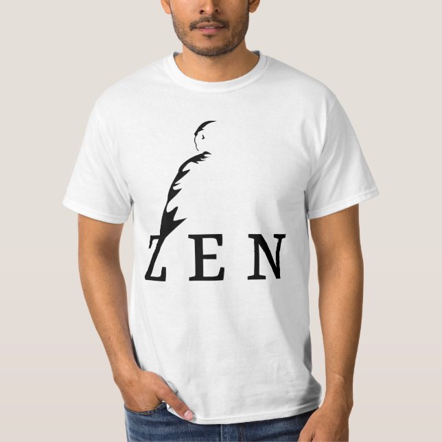 T-shirt BONZE CACHÉ - ZEN (pour couleurs claires) (Devant)