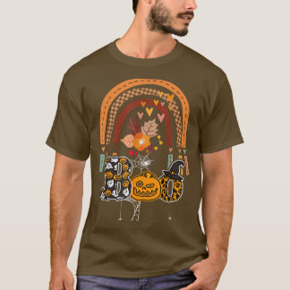 T-shirt Boo Avec Araignées Et Casquette De Sorcière Hallow