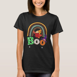 T-shirt Boo Avec Araignées Et Casquette De Sorcière Hallow