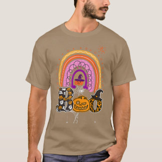 T-shirt Boo Avec Araignées Et Casquette De Sorcière Hallow