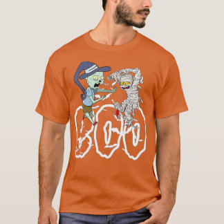 T-shirt Boo avec Casquette sorcier zombie, araignées et ch