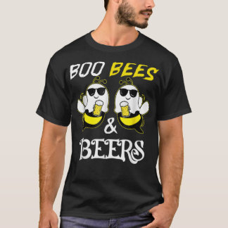 T-shirt Boo Bees & Beers Couples Halloween Costume