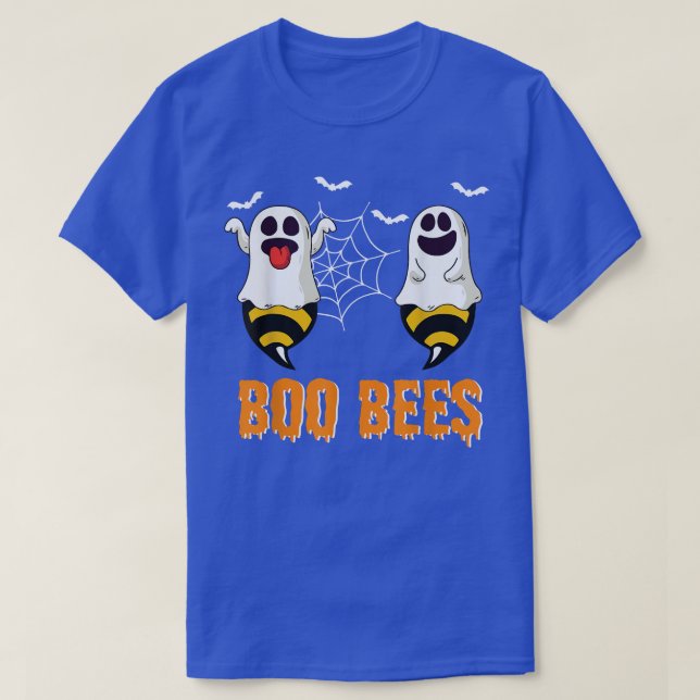 T-shirt Boo Bees Couples Halloween Costume Funny  (Design devant)