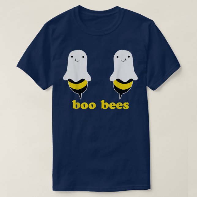T-shirt Boo Bees Couples Halloween Costume Funny 683 (Design devant)