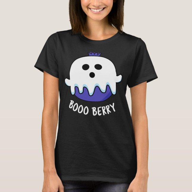 T-shirt Boo Berry Funny Fruit Pun (Devant)