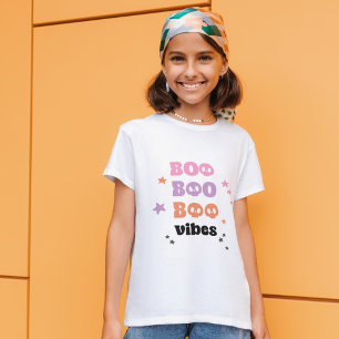 T-Shirt BOO BOO BOO Halloween Graphic Girls