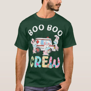 T-shirt Boo Boo Crew Funny Bunny EMS EMT Paramedic Nurse E