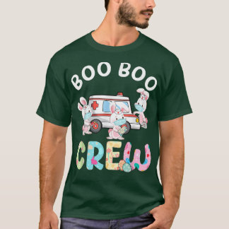 T-shirt Boo Boo Crew Funny Bunny EMS EMT Paramedic Nurse E