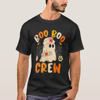 T-shirt Boo Boo Crew Ghost Halloween Parfait Nurse Rn Er