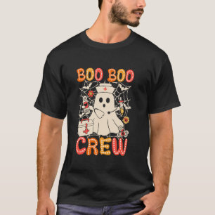 T-shirt Boo Boo Crew Ghost Halloween Parfait Nurse RN ER