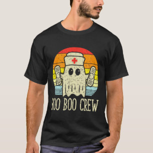 T-shirt Boo Boo Crew Ghost Nurse Retro Halloween 2020 Nurs