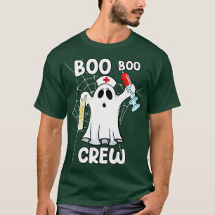 T-shirt Boo Boo Crew Nurse Halloween Ghost