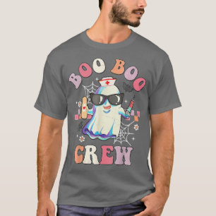 T-shirt Boo boo infirmière d'équipage Halloween Ghost Supe