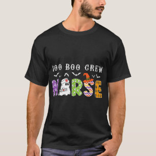 T-shirt Boo Boo Infirmière d'équipage Halloween Infirmière