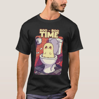 T-shirt Boo-Boo Time - Drôle Design de Toilettes Ghost