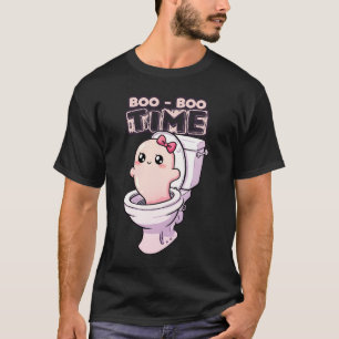 T-shirt Boo-Boo Time - Drôle Design de Toilettes Ghost