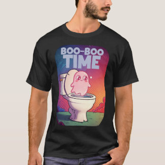 T-shirt Boo-Boo Time - Drôle Design de Toilettes Ghost