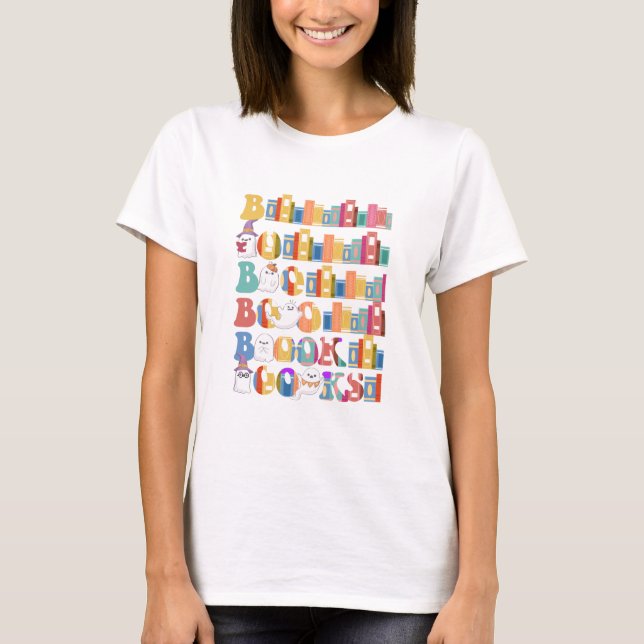T-shirt boo book (Devant)