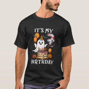T-shirt Boo C'est mon 7e anniversaire Halloween Ghost 7 an