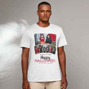 T-shirt Boo citrouille jack-o-lanterne Halloween Collage p